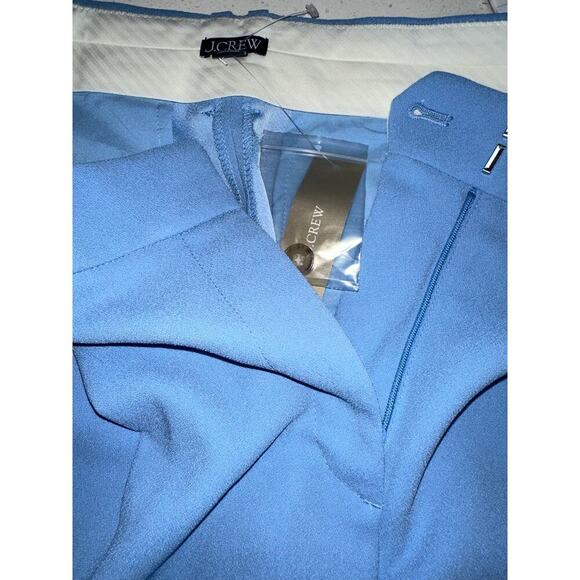 J Crew Essential Pant NWT Relaxed Leg Mist Blue Office Career Casual Preppy 14 - Picture 7 of 12